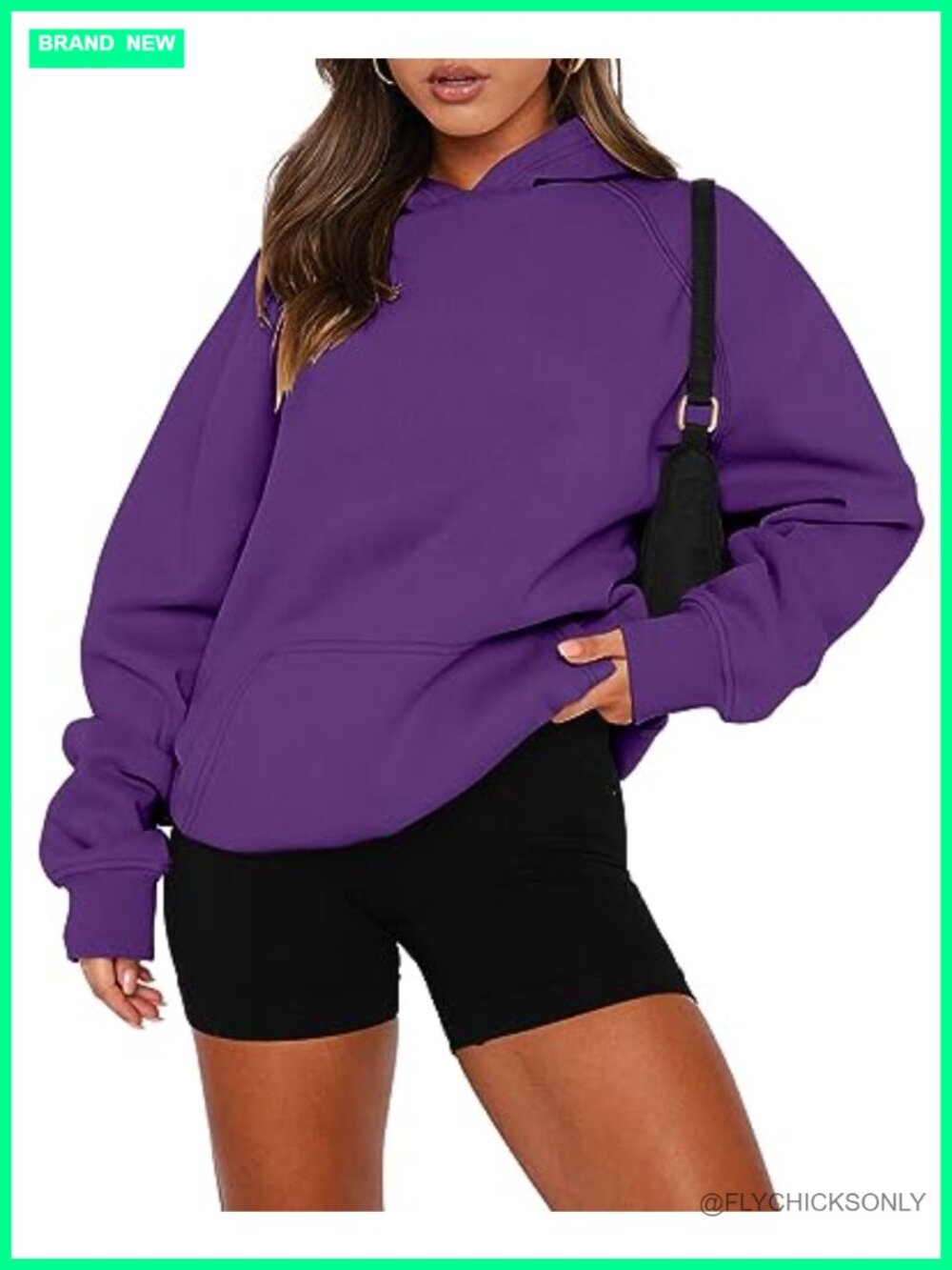 Pullover Sweatshirt Hoodie Long Sleeve Kangaroo Pocket Fleece Basic Sweater